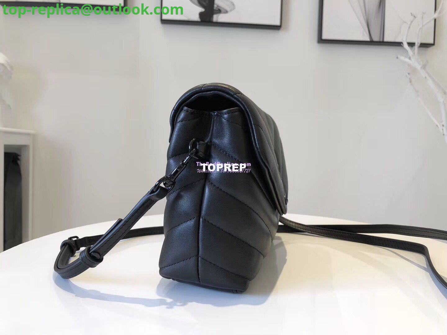 Replica Yves Saint Laurent YSL Loulou Toy Bag In Matelassé "Y" Leather Black Black Hardware 467072 3 Replica Yves Saint Laurent YSL Loulou Toy Bag In Matelassé "Y" Leather Black Black Hardware 467072 3