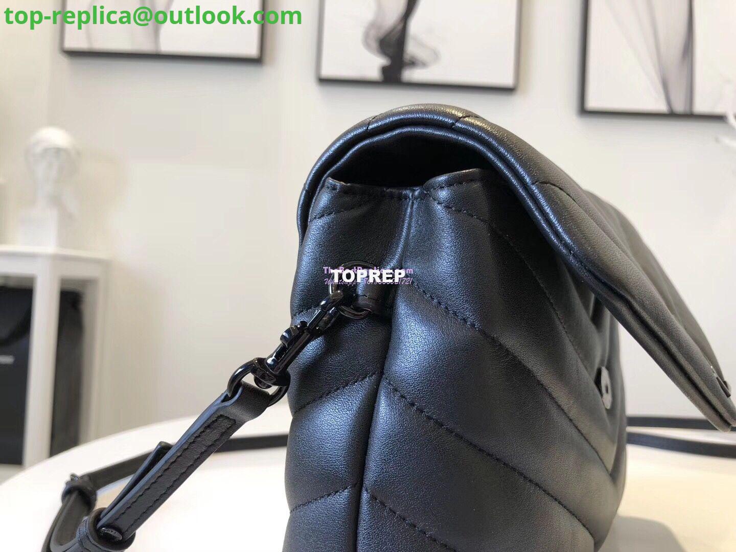 Replica Yves Saint Laurent YSL Loulou Toy Bag In Matelassé "Y" Leather Black Black Hardware 467072 4 Replica Yves Saint Laurent YSL Loulou Toy Bag In Matelassé "Y" Leather Black Black Hardware 467072 4