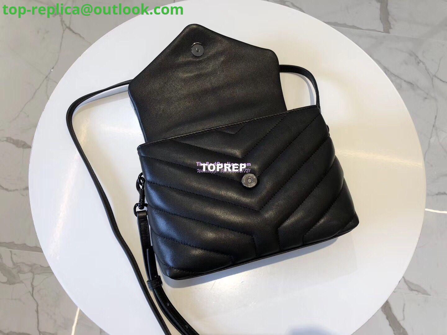 Replica Yves Saint Laurent YSL Loulou Toy Bag In Matelassé "Y" Leather Black Black Hardware 467072 6 Replica Yves Saint Laurent YSL Loulou Toy Bag In Matelassé "Y" Leather Black Black Hardware 467072 6