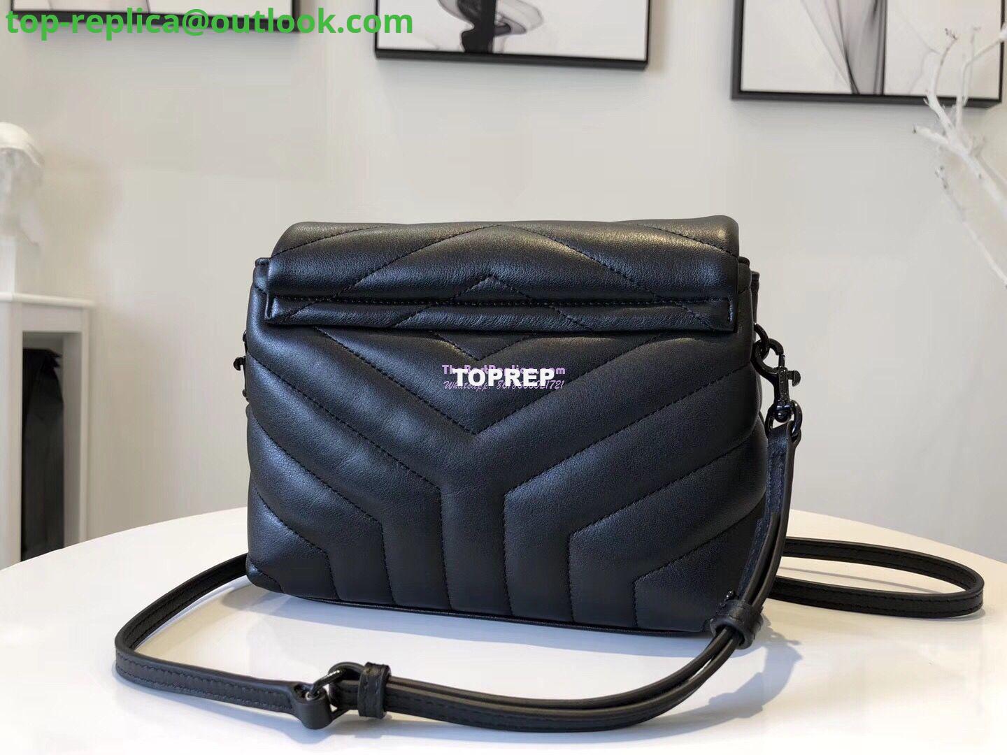 Replica Yves Saint Laurent YSL Loulou Toy Bag In Matelassé "Y" Leather Black Black Hardware 467072 8 Replica Yves Saint Laurent YSL Loulou Toy Bag In Matelassé "Y" Leather Black Black Hardware 467072 8