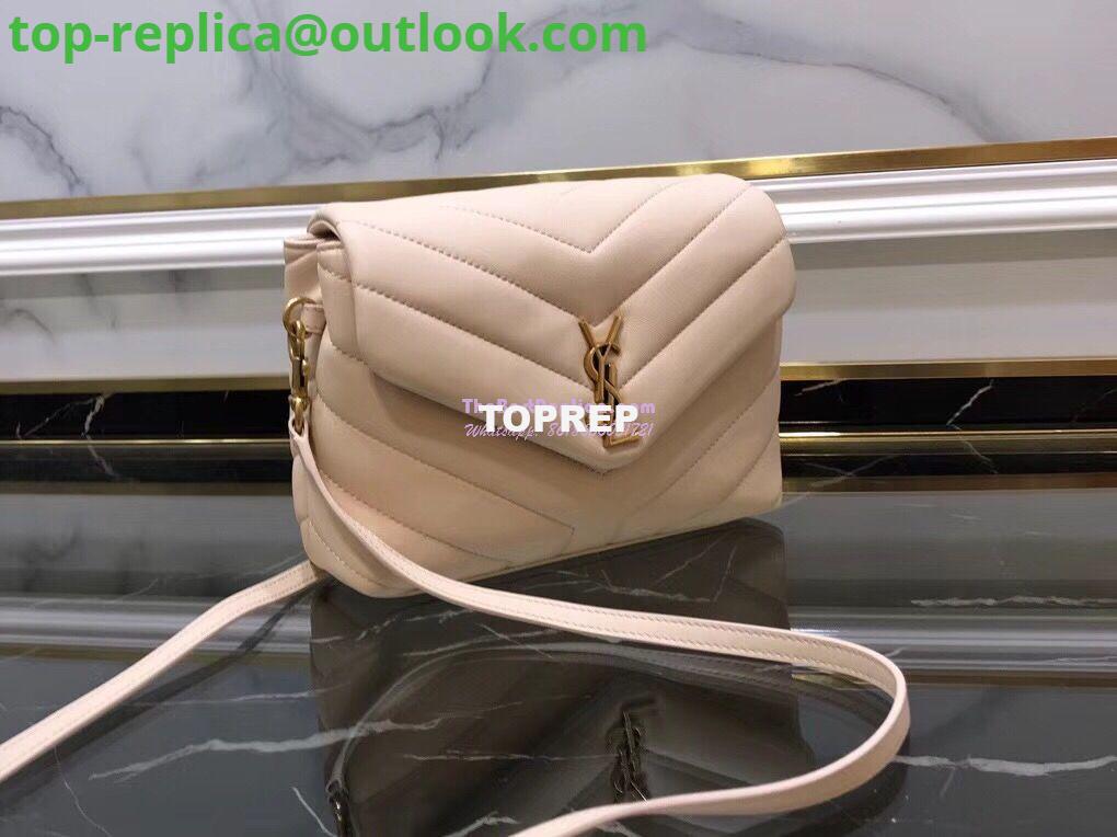 Replica Yves Saint Laurent YSL Loulou Toy Bag In Matelassé "Y" Leather Powder 467072 4 Replica Yves Saint Laurent YSL Loulou Toy Bag In Matelassé "Y" Leather Powder 467072 4