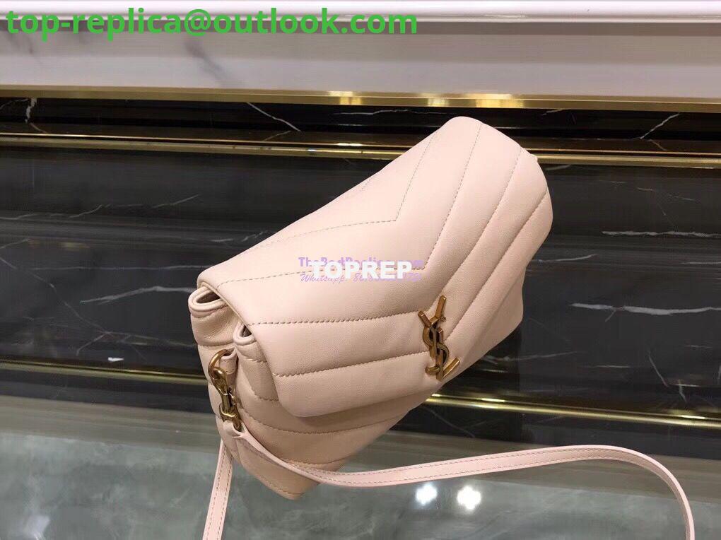Replica Yves Saint Laurent YSL Loulou Toy Bag In Matelassé "Y" Leather Powder 467072 6 Replica Yves Saint Laurent YSL Loulou Toy Bag In Matelassé "Y" Leather Powder 467072 6