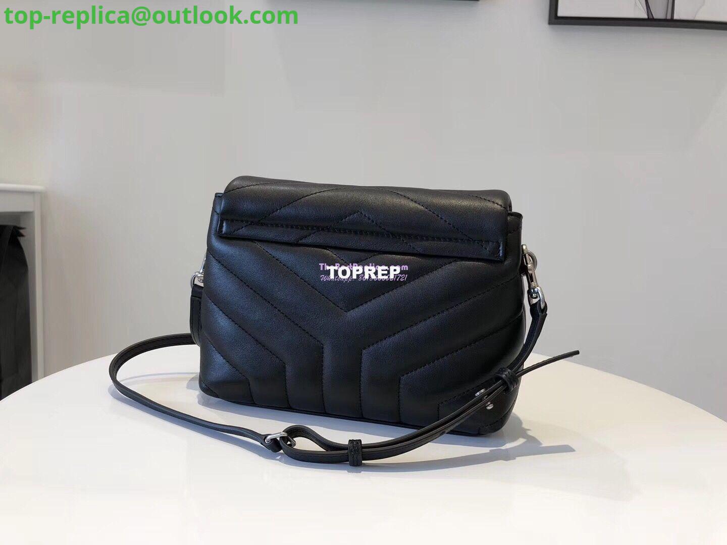 Replica Yves Saint Laurent YSL Loulou Toy Bag In Matelassé "Y" Leather Black Silver Hardware 467072 9 Replica Yves Saint Laurent YSL Loulou Toy Bag In Matelassé "Y" Leather Black Silver Hardware 467072 9