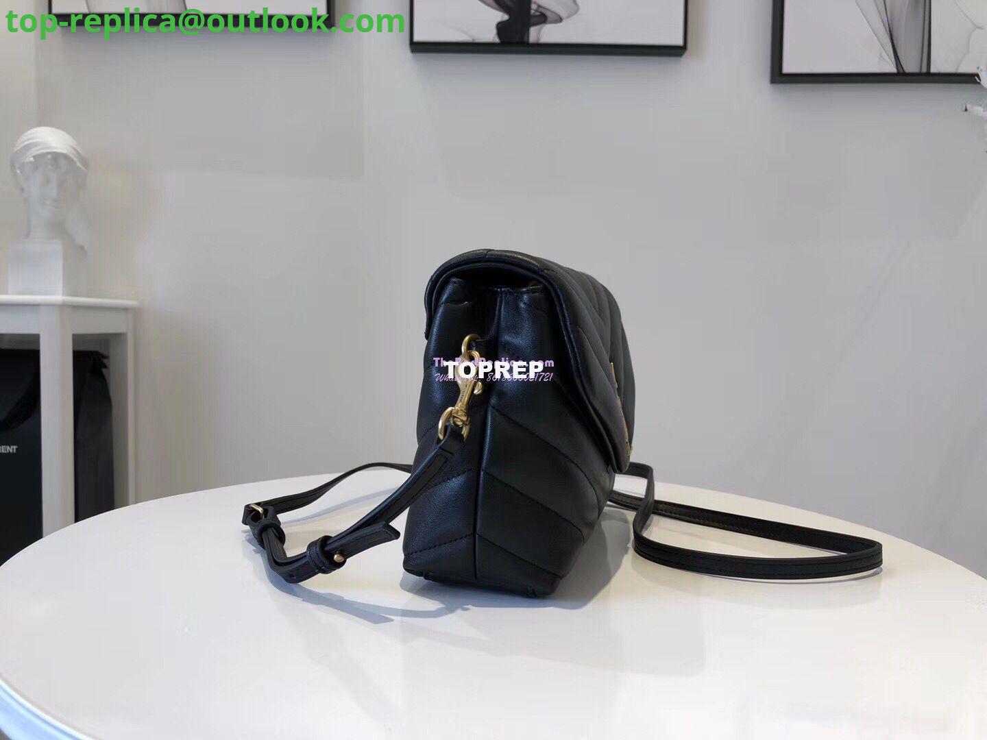 Replica Yves Saint Laurent YSL Loulou Toy Bag In Matelassé "Y" Leather Black 467072 3 Replica Yves Saint Laurent YSL Loulou Toy Bag In Matelassé "Y" Leather Black 467072 3