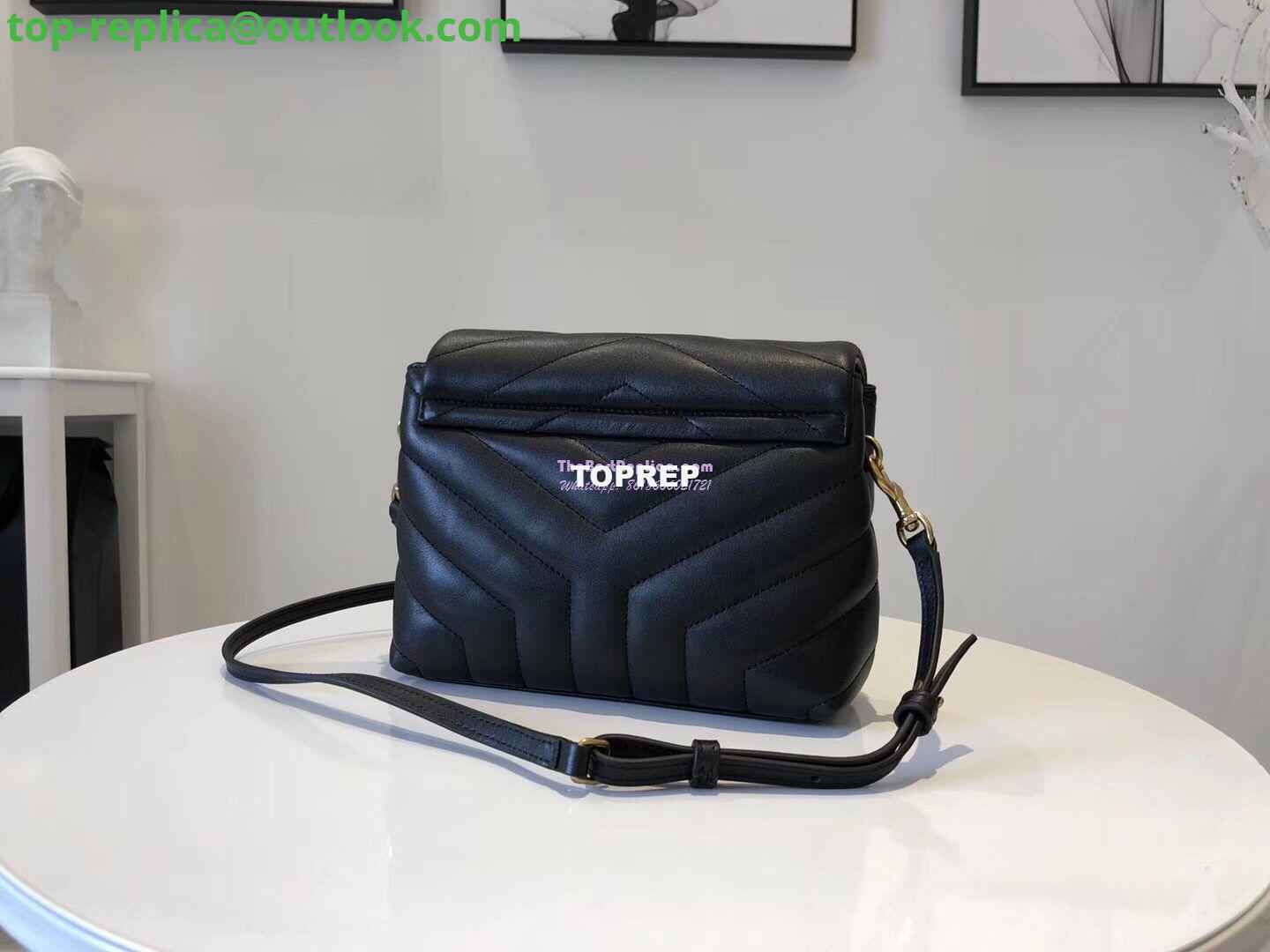 Replica Yves Saint Laurent YSL Loulou Toy Bag In Matelassé "Y" Leather Black 467072 8 Replica Yves Saint Laurent YSL Loulou Toy Bag In Matelassé "Y" Leather Black 467072 8