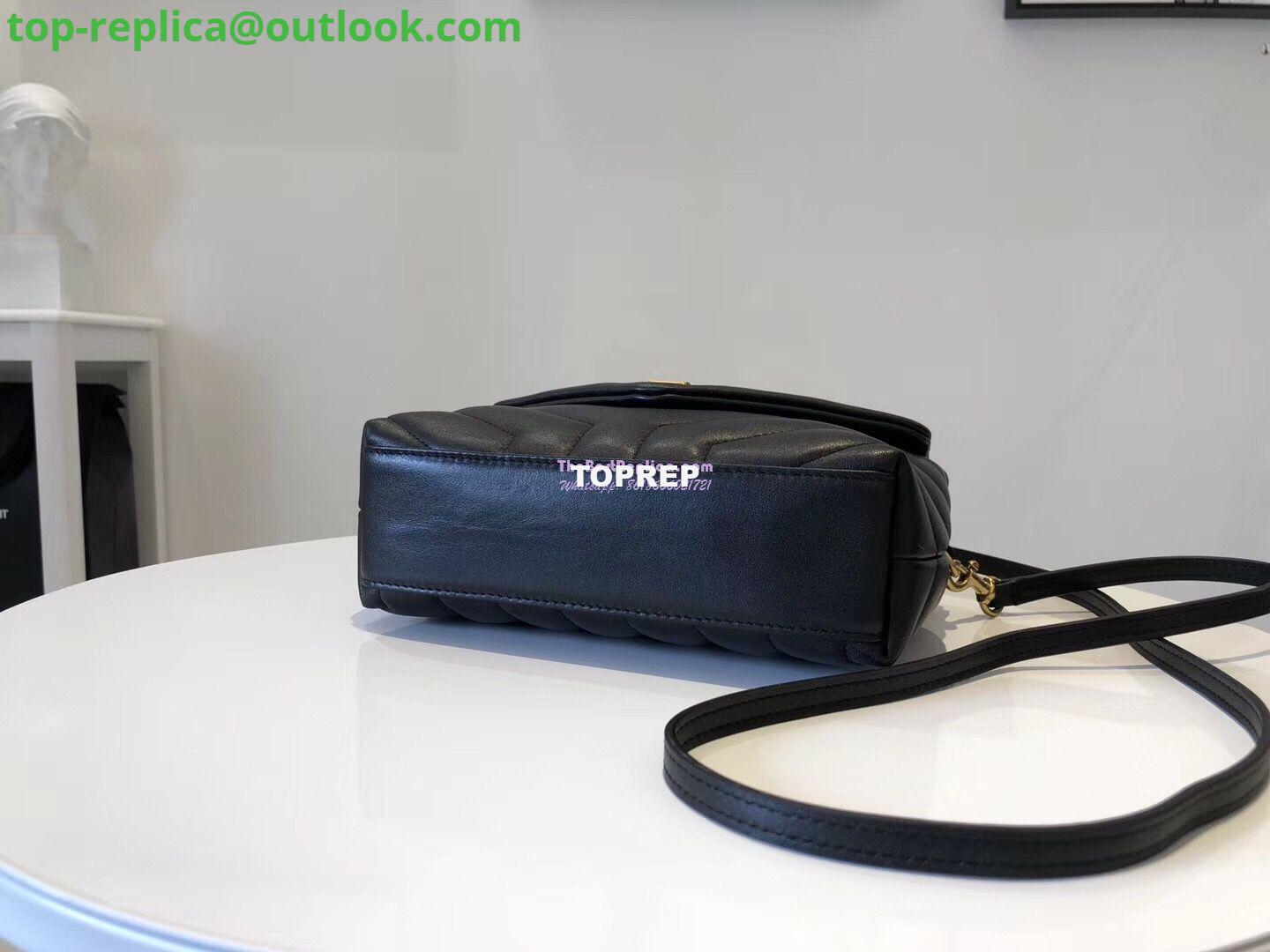 Replica Yves Saint Laurent YSL Loulou Toy Bag In Matelassé "Y" Leather Black 467072 9 Replica Yves Saint Laurent YSL Loulou Toy Bag In Matelassé "Y" Leather Black 467072 9