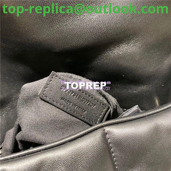 Replica Yves Saint Laurent YSL Loulou Puffer Medium Bag In Quilted Lambskin 5774751 Black Silver 13 Replica Yves Saint Laurent YSL Loulou Puffer Medium Bag In Quilted Lambskin 5774751 Black Silver 13