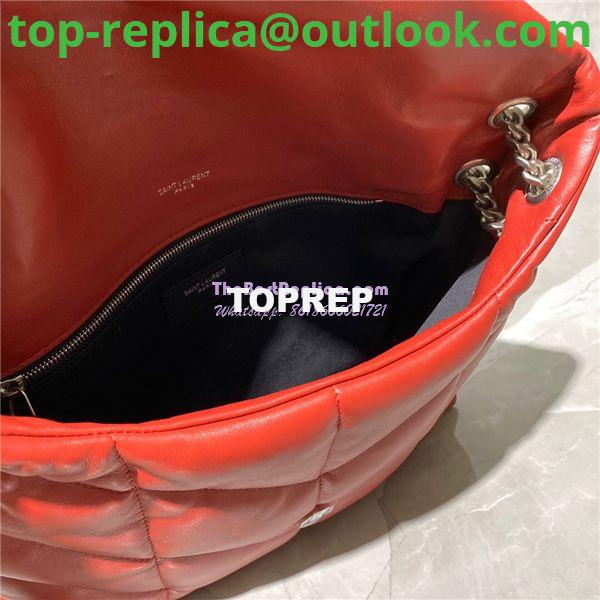 Replica Yves Saint Laurent YSL Loulou Puffer Medium Bag In Quilted Lambskin 5774751 Red 7 Replica Yves Saint Laurent YSL Loulou Puffer Medium Bag In Quilted Lambskin 5774751 Red 7