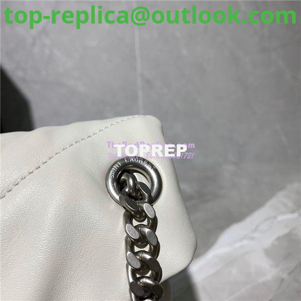 Replica Yves Saint Laurent YSL Loulou Puffer Medium Bag In Quilted Lambskin 5774751 White 11 Replica Yves Saint Laurent YSL Loulou Puffer Medium Bag In Quilted Lambskin 5774751 White 11