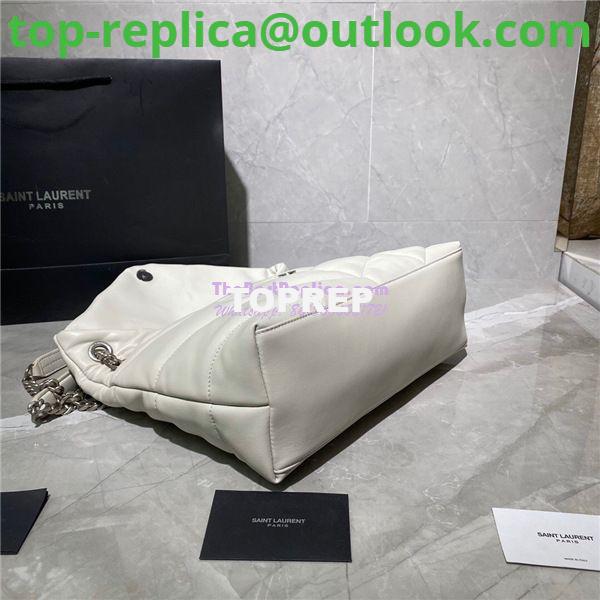 Replica Yves Saint Laurent YSL Loulou Puffer Medium Bag In Quilted Lambskin 5774751 White 12 Replica Yves Saint Laurent YSL Loulou Puffer Medium Bag In Quilted Lambskin 5774751 White 12