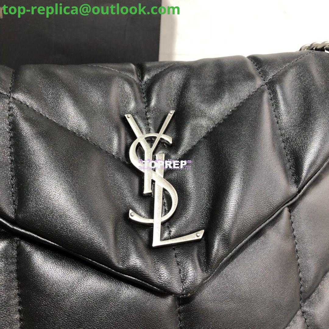 Replica Yves Saint Laurent YSL Loulou Puffer Small Bag In Quilted Lambskin 577476 Black 3 Replica Yves Saint Laurent YSL Loulou Puffer Small Bag In Quilted Lambskin 577476 Black 3