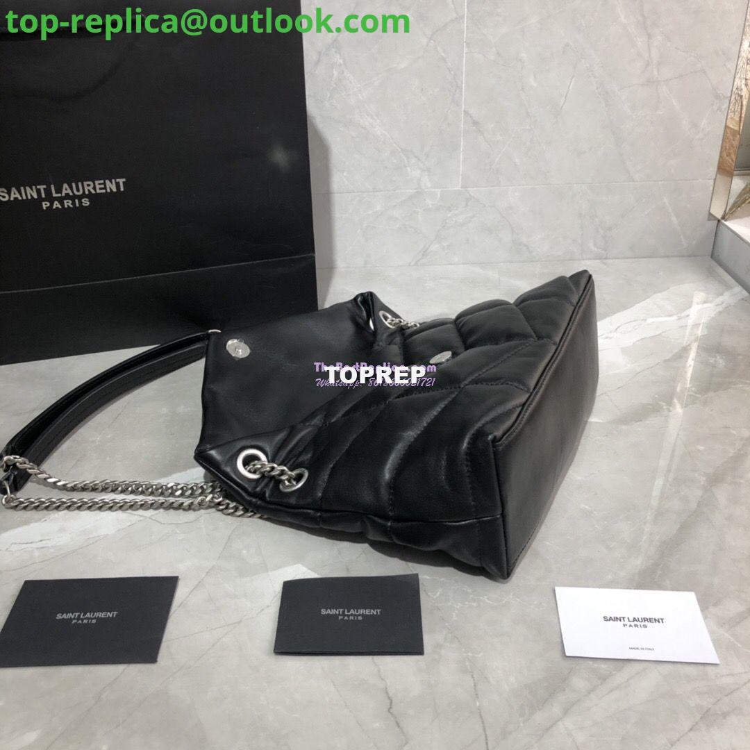 Replica Yves Saint Laurent YSL Loulou Puffer Small Bag In Quilted Lambskin 577476 Black 4 Replica Yves Saint Laurent YSL Loulou Puffer Small Bag In Quilted Lambskin 577476 Black 4