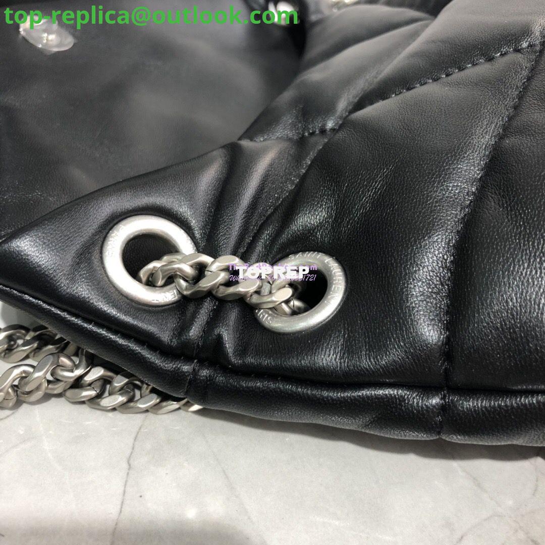 Replica Yves Saint Laurent YSL Loulou Puffer Small Bag In Quilted Lambskin 577476 Black 5 Replica Yves Saint Laurent YSL Loulou Puffer Small Bag In Quilted Lambskin 577476 Black 5