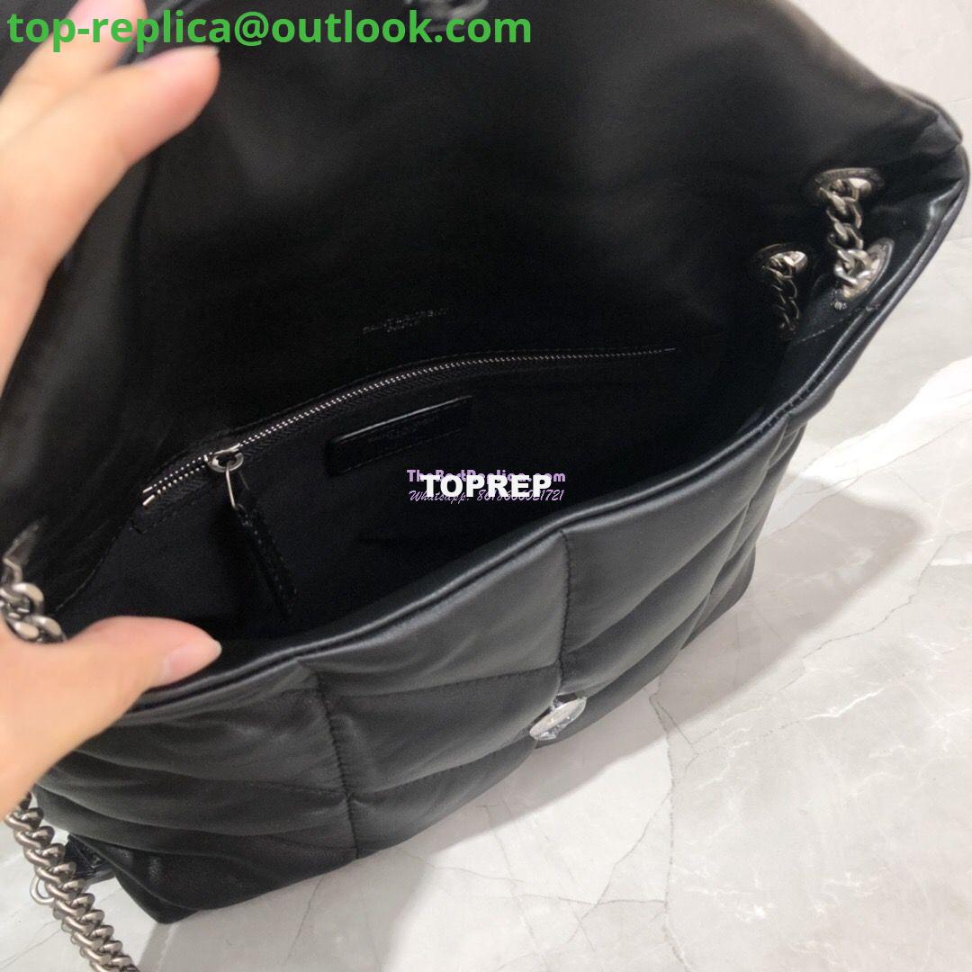 Replica Yves Saint Laurent YSL Loulou Puffer Small Bag In Quilted Lambskin 577476 Black 6 Replica Yves Saint Laurent YSL Loulou Puffer Small Bag In Quilted Lambskin 577476 Black 6