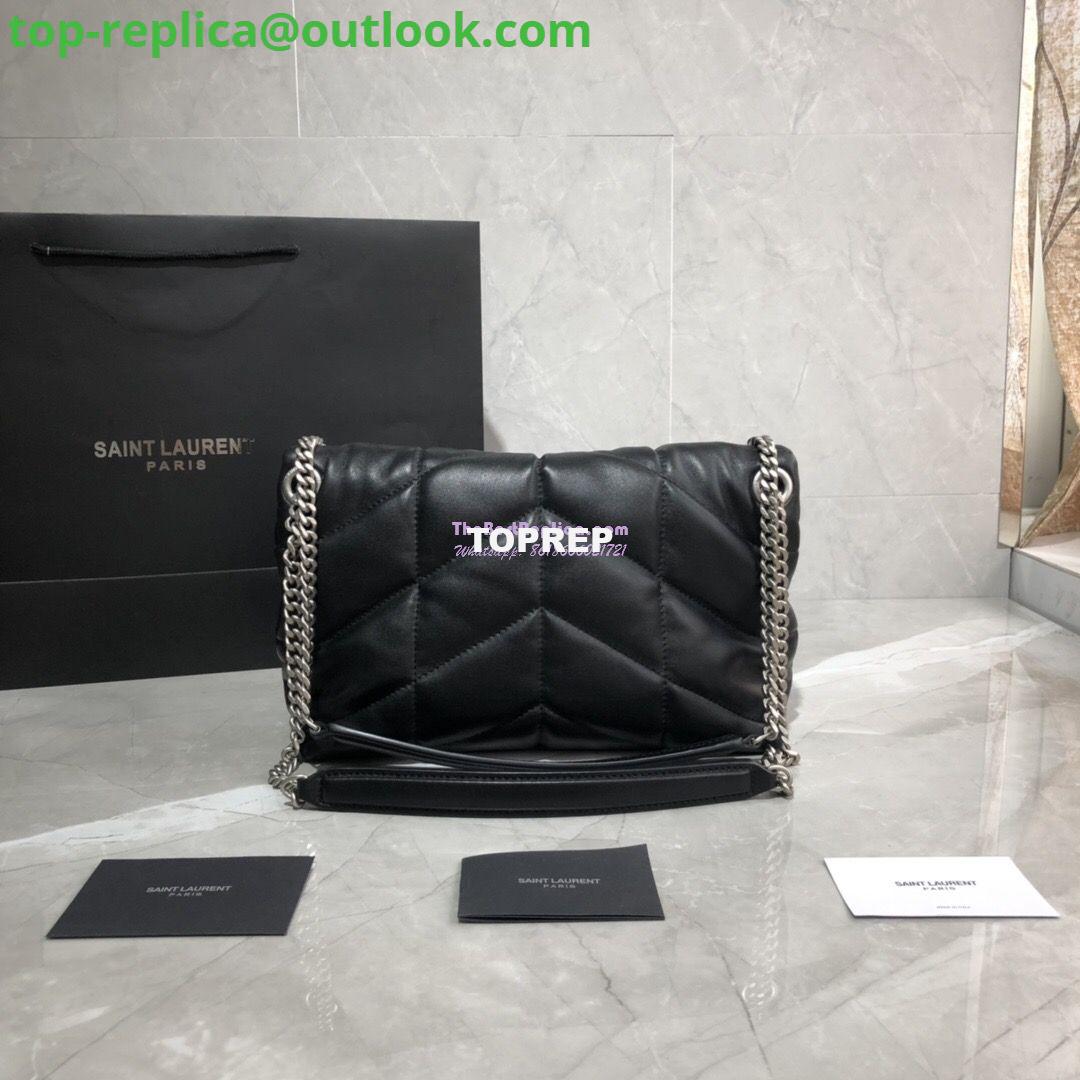 Replica Yves Saint Laurent YSL Loulou Puffer Small Bag In Quilted Lambskin 577476 Black 9 Replica Yves Saint Laurent YSL Loulou Puffer Small Bag In Quilted Lambskin 577476 Black 9