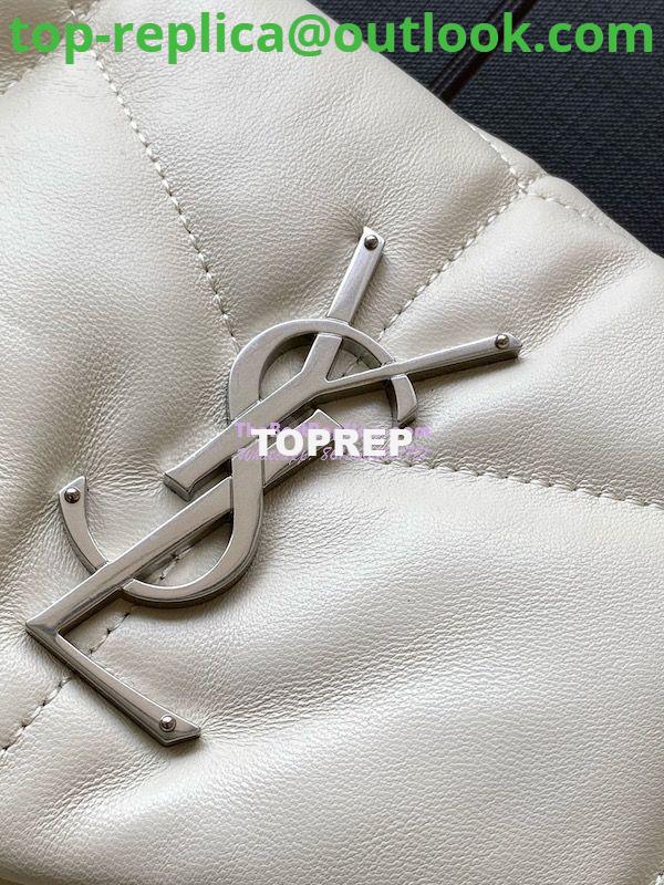 Replica Yves Saint Laurent YSL Loulou Puffer Small Bag In Quilted Lambskin 577476 White 3 Replica Yves Saint Laurent YSL Loulou Puffer Small Bag In Quilted Lambskin 577476 White 3