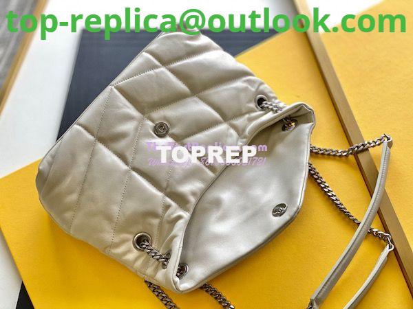 Replica Yves Saint Laurent YSL Loulou Puffer Small Bag In Quilted Lambskin 577476 White 4 Replica Yves Saint Laurent YSL Loulou Puffer Small Bag In Quilted Lambskin 577476 White 4