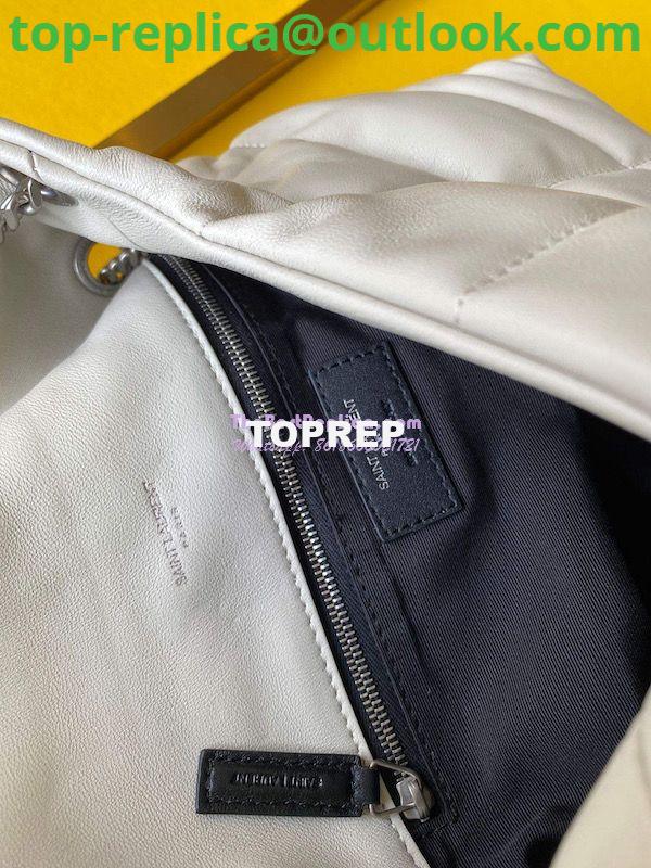 Replica Yves Saint Laurent YSL Loulou Puffer Small Bag In Quilted Lambskin 577476 White 7 Replica Yves Saint Laurent YSL Loulou Puffer Small Bag In Quilted Lambskin 577476 White 7