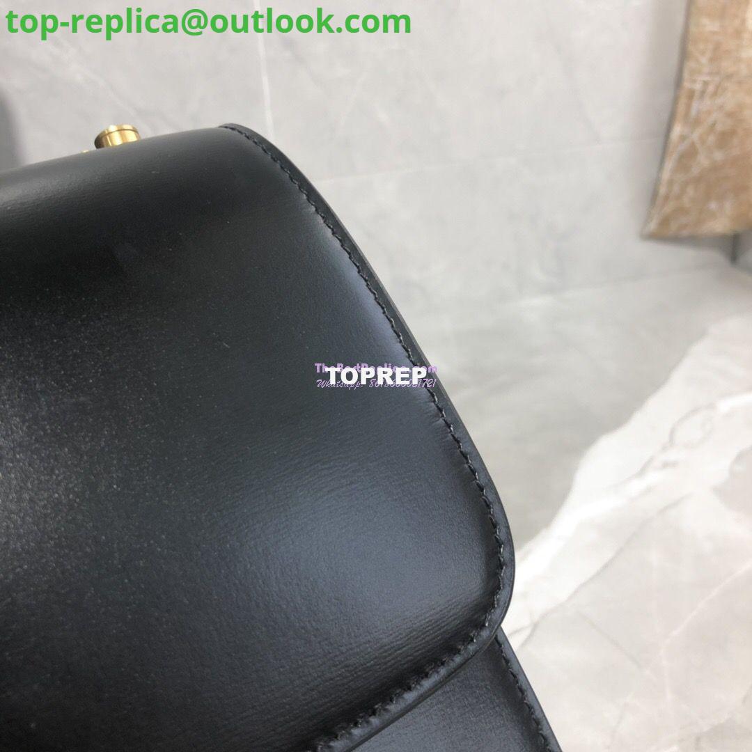 Replica Yves Saint Laurent YSL Carre Satchel In Smooth Leather 585060 Black 6 Replica Yves Saint Laurent YSL Carre Satchel In Smooth Leather 585060 Black 6