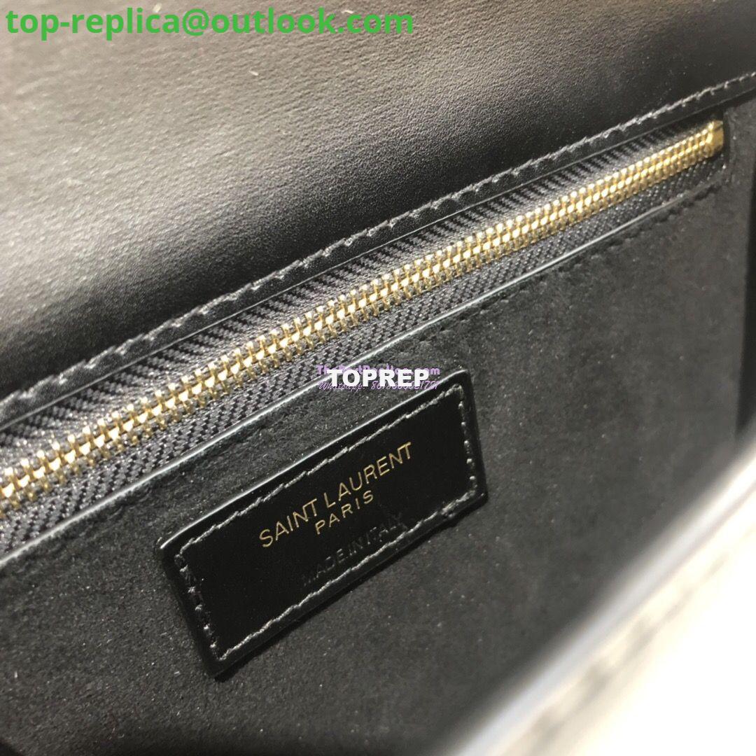 Replica Yves Saint Laurent YSL Carre Satchel In Smooth Leather 585060 Black 9 Replica Yves Saint Laurent YSL Carre Satchel In Smooth Leather 585060 Black 9