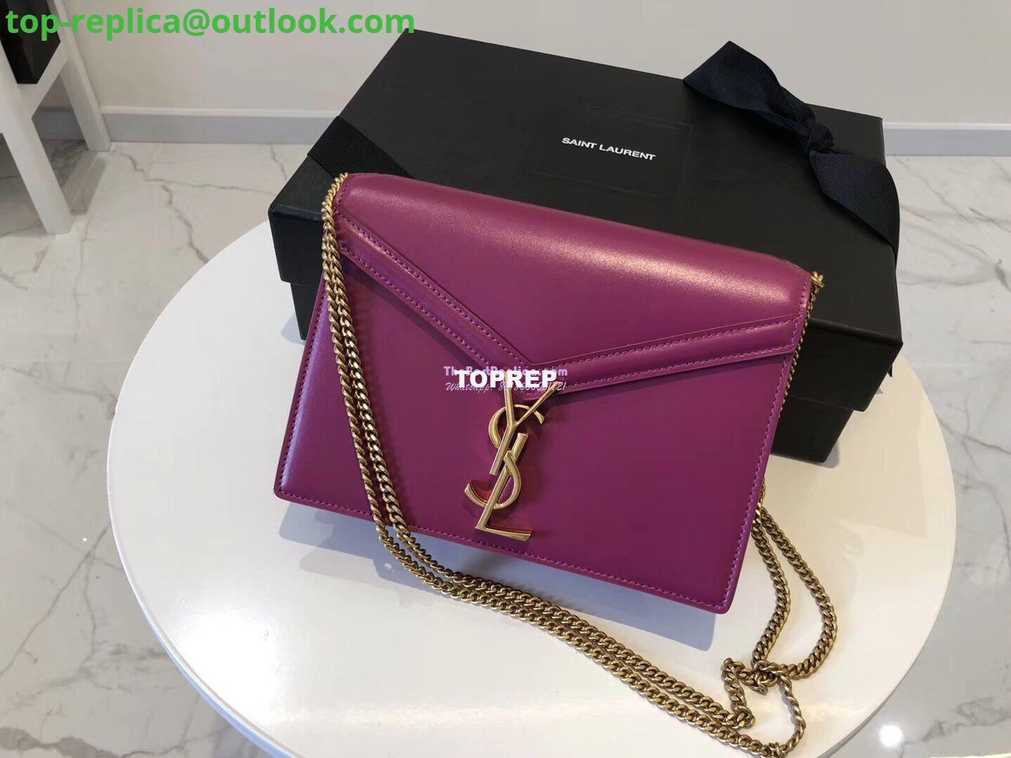 Replica YSL Saint Laurent Cassandra Monogram Clasp Bag In Smooth Leather Purple 2 Replica YSL Saint Laurent Cassandra Monogram Clasp Bag In Smooth Leather Purple 2