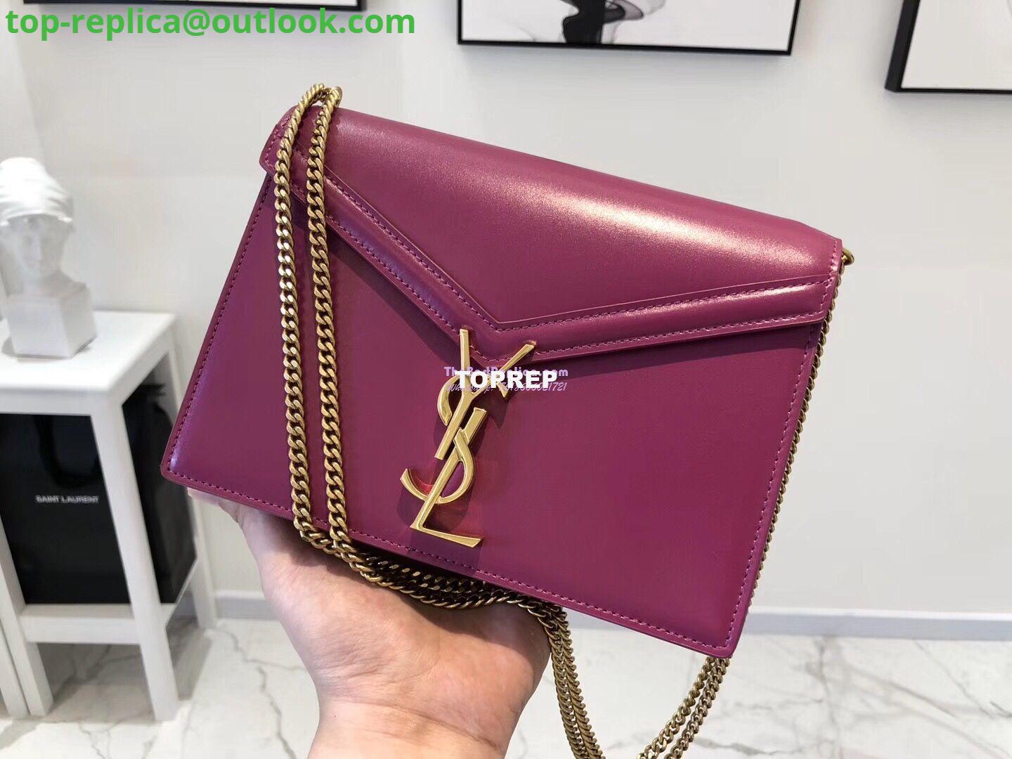 Replica YSL Saint Laurent Cassandra Monogram Clasp Bag In Smooth Leather Purple 3 Replica YSL Saint Laurent Cassandra Monogram Clasp Bag In Smooth Leather Purple 3
