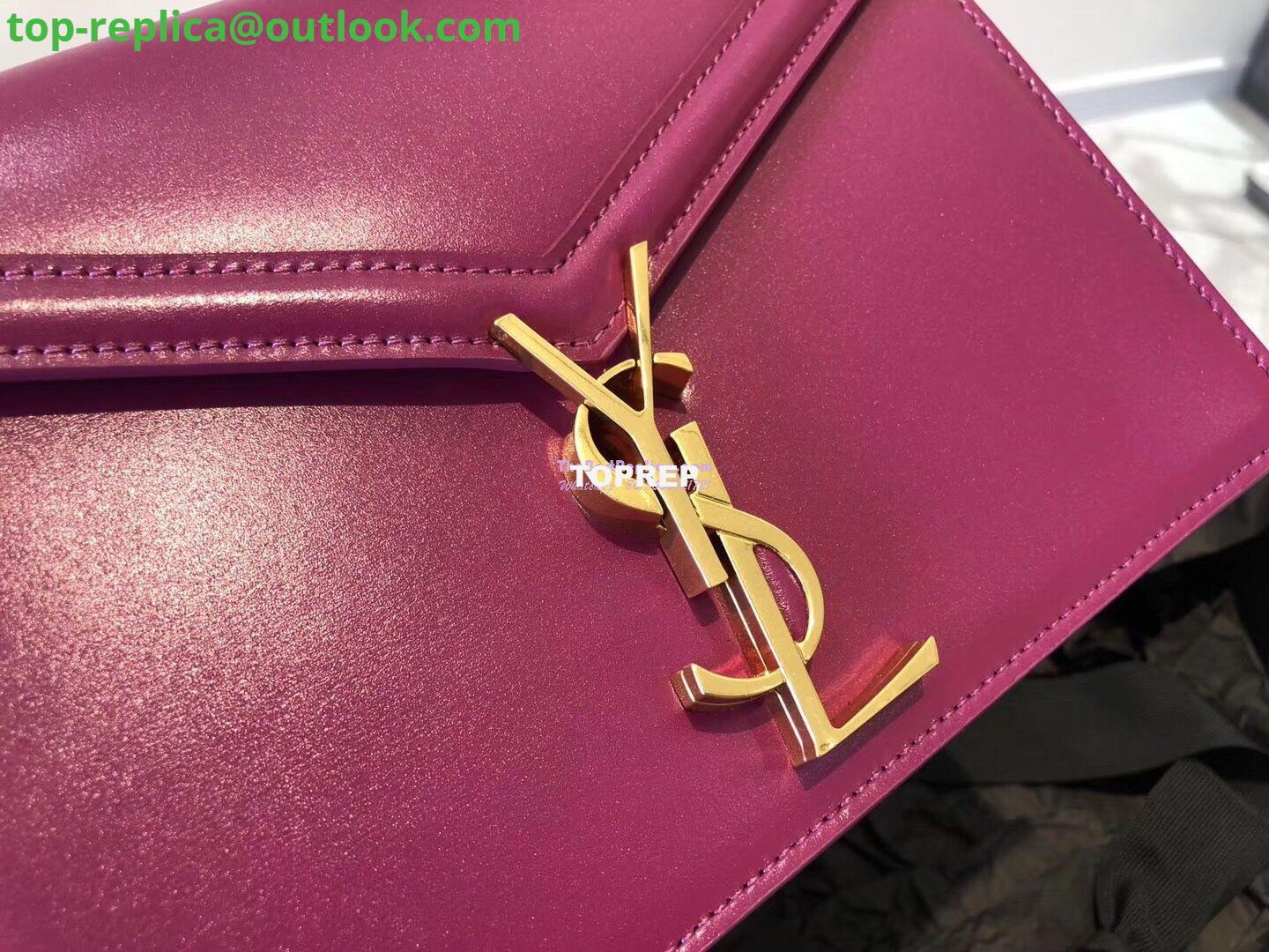 Replica YSL Saint Laurent Cassandra Monogram Clasp Bag In Smooth Leather Purple 4 Replica YSL Saint Laurent Cassandra Monogram Clasp Bag In Smooth Leather Purple 4