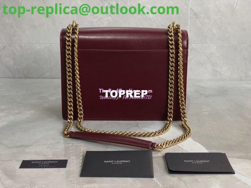 Replica YSL Saint Laurent Sunset Medium In Smooth Leather 442906 Dark Legion Red Gold Hardware 9 Replica YSL Saint Laurent Sunset Medium In Smooth Leather 442906 Dark Legion Red Gold Hardware 9