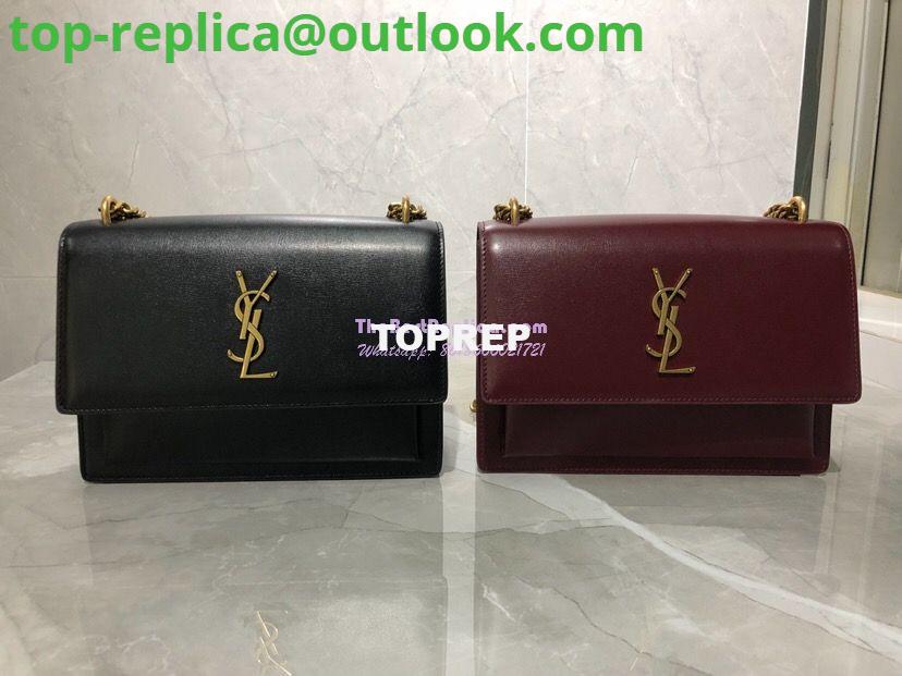 Replica YSL Saint Laurent Sunset Medium In Smooth Leather 442906 Dark Legion Red Gold Hardware 10 Replica YSL Saint Laurent Sunset Medium In Smooth Leather 442906 Dark Legion Red Gold Hardware 10
