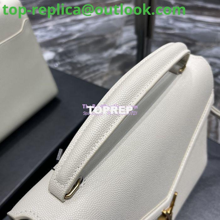 Replica YSL Saint Laurent Cassandra Top Handle Medium Bag In Grain De Poudre Leather Blanc 5 Replica YSL Saint Laurent Cassandra Top Handle Medium Bag In Grain De Poudre Leather Blanc 5