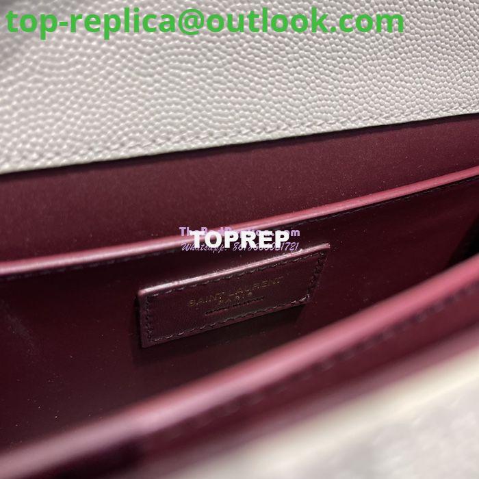 Replica YSL Saint Laurent Cassandra Top Handle Medium Bag In Grain De Poudre Leather Blanc 8 Replica YSL Saint Laurent Cassandra Top Handle Medium Bag In Grain De Poudre Leather Blanc 8