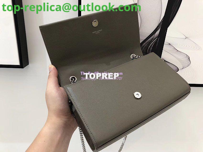 Replica YSL Saint Laurent Kate Bag With Tassel In Grain De Poudre Leather 354119 Grey 7 Replica YSL Saint Laurent Kate Bag With Tassel In Grain De Poudre Leather 354119 Grey 7