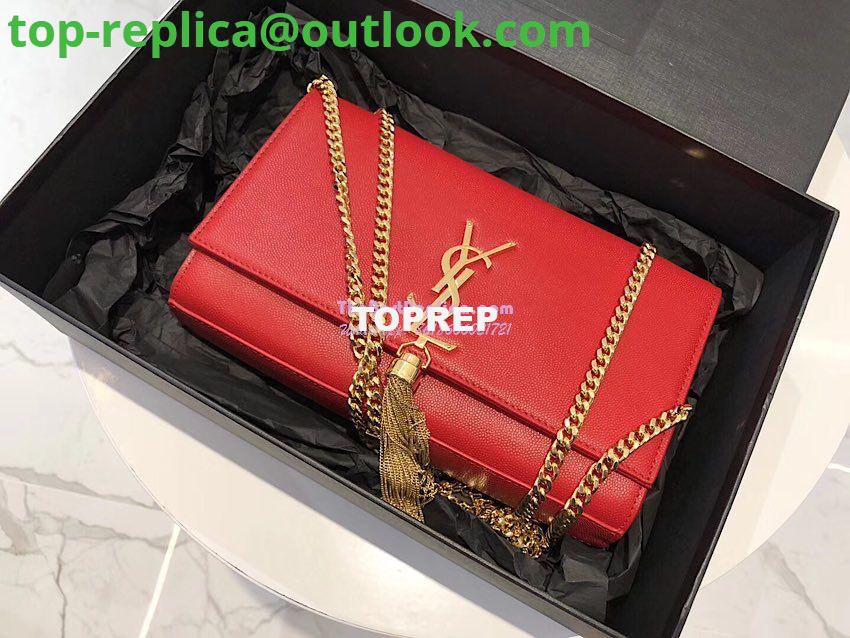 Replica YSL Saint Laurent Kate Bag With Tassel In Grain De Poudre Leather 354119 Red Replica YSL Saint Laurent Kate Bag With Tassel In Grain De Poudre Leather 354119 Red