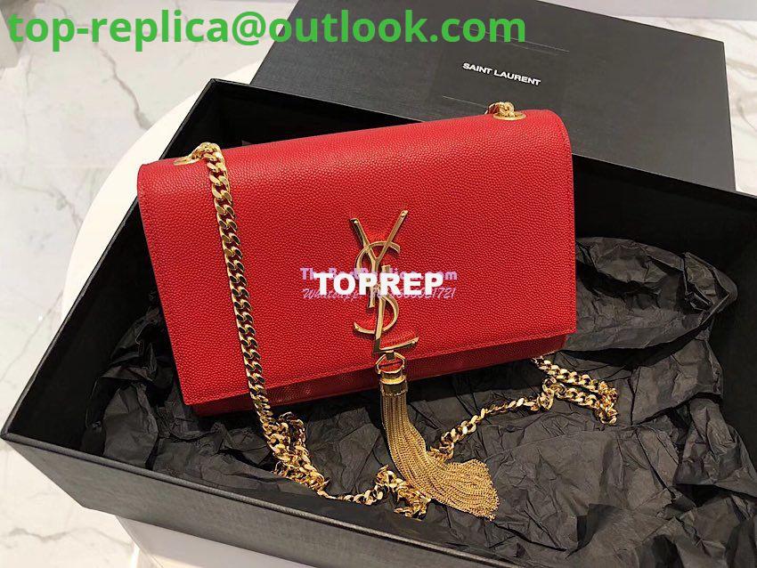 Replica YSL Saint Laurent Kate Bag With Tassel In Grain De Poudre Leather 354119 Red 10 Replica YSL Saint Laurent Kate Bag With Tassel In Grain De Poudre Leather 354119 Red 10