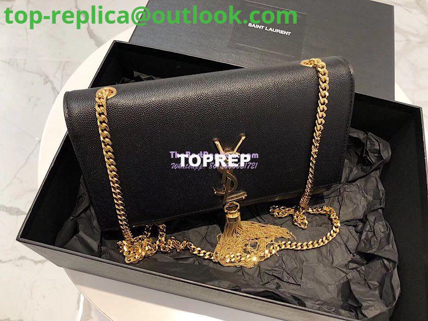 Replica YSL Saint Laurent Kate Bag With Tassel In Grain De Poudre Leather 354119 Black 3 Replica YSL Saint Laurent Kate Bag With Tassel In Grain De Poudre Leather 354119 Black 3