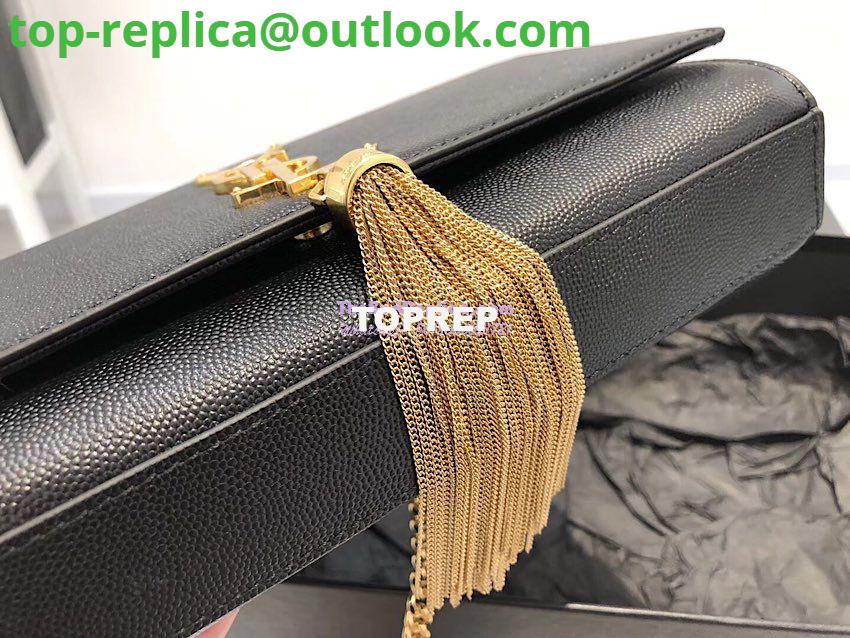 Replica YSL Saint Laurent Kate Bag With Tassel In Grain De Poudre Leather 354119 Black 5 Replica YSL Saint Laurent Kate Bag With Tassel In Grain De Poudre Leather 354119 Black 5