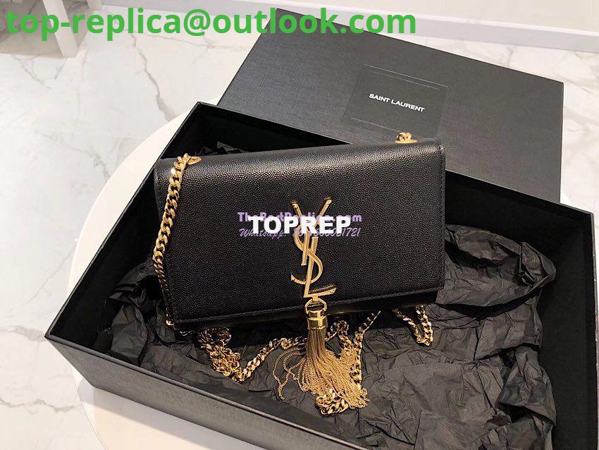 Replica YSL Saint Laurent Kate Bag With Tassel In Grain De Poudre Leather 354119 Black 11 Replica YSL Saint Laurent Kate Bag With Tassel In Grain De Poudre Leather 354119 Black 11