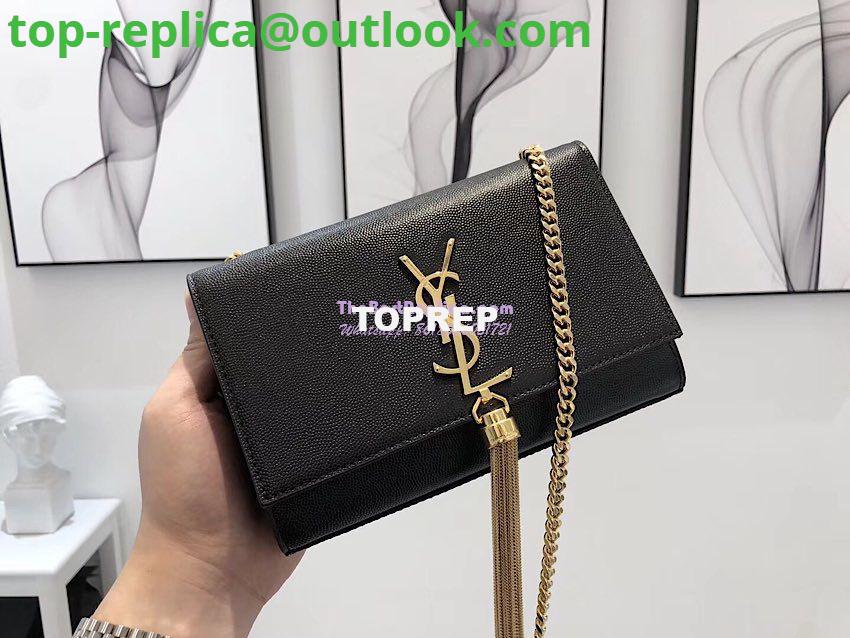 Replica YSL Saint Laurent Kate Bag With Tassel In Grain De Poudre Leather 354119 Black 12 Replica YSL Saint Laurent Kate Bag With Tassel In Grain De Poudre Leather 354119 Black 12