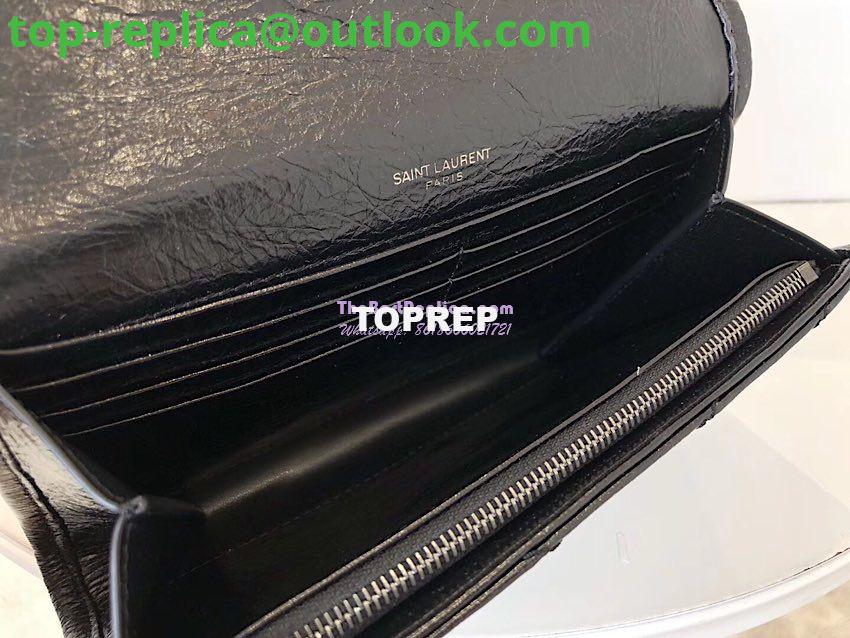 Replica YSL Saint Laurent Niki Large Wallet In Crinkled Vintage Leather 6 Replica YSL Saint Laurent Niki Large Wallet In Crinkled Vintage Leather 6