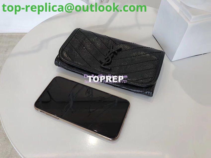 Replica YSL Saint Laurent Niki Large Wallet In Crinkled Vintage Leather 8 Replica YSL Saint Laurent Niki Large Wallet In Crinkled Vintage Leather 8
