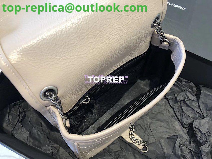 Replica YSL Saint Laurent Niki Chain Wallet In Crinkled Vintage Leather 583103 Light Natural 4 Replica YSL Saint Laurent Niki Chain Wallet In Crinkled Vintage Leather 583103 Light Natural 4
