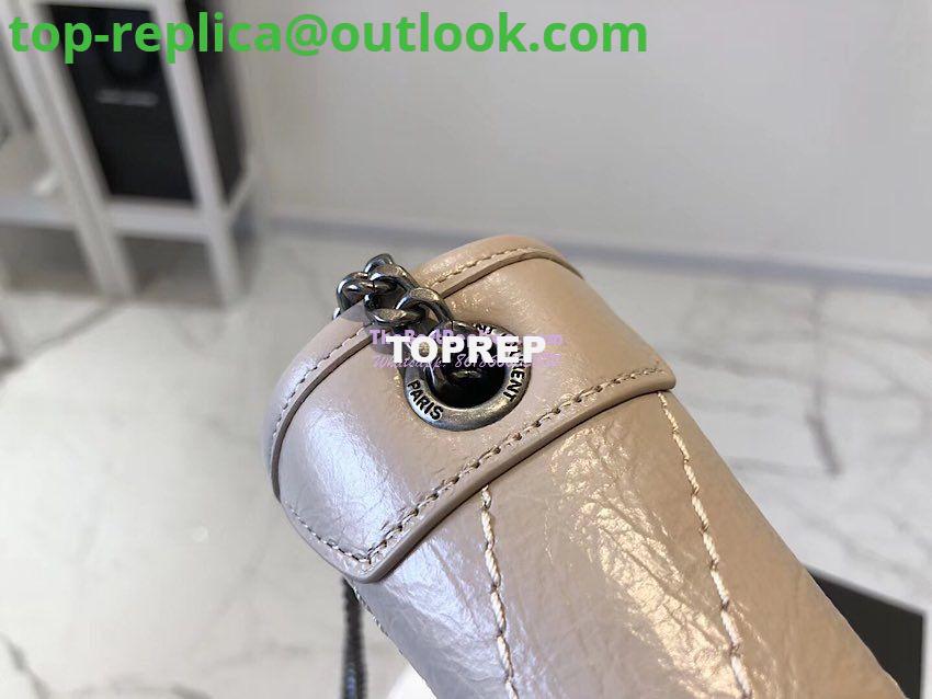 Replica YSL Saint Laurent Niki Chain Wallet In Crinkled Vintage Leather 583103 Light Natural 8 Replica YSL Saint Laurent Niki Chain Wallet In Crinkled Vintage Leather 583103 Light Natural 8