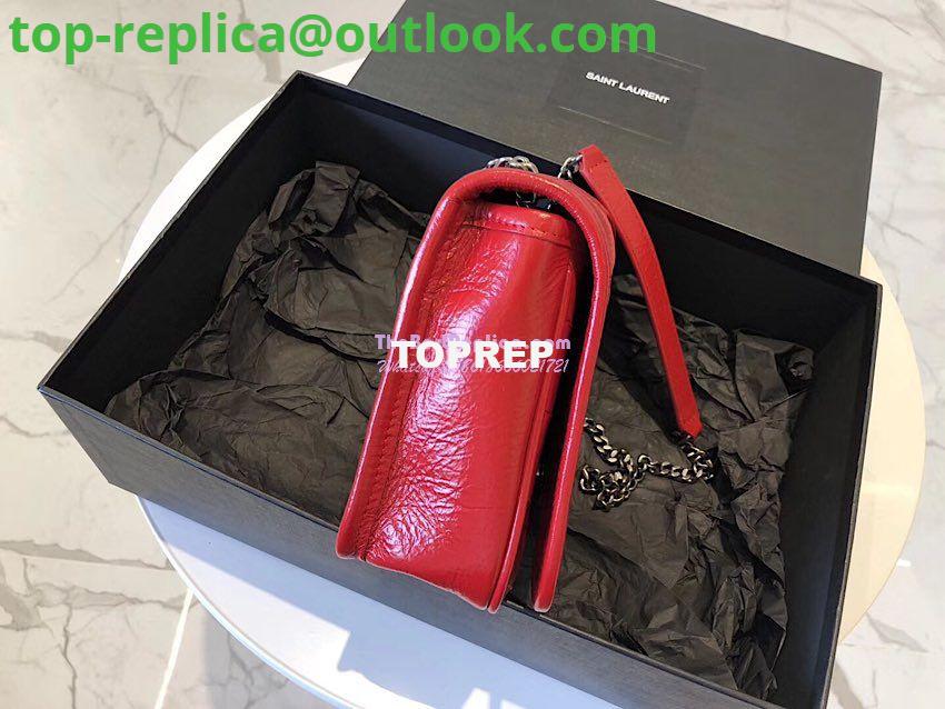 Replica YSL Saint Laurent Niki Chain Wallet In Crinkled Vintage Leather 583103 Red 5 Replica YSL Saint Laurent Niki Chain Wallet In Crinkled Vintage Leather 583103 Red 5
