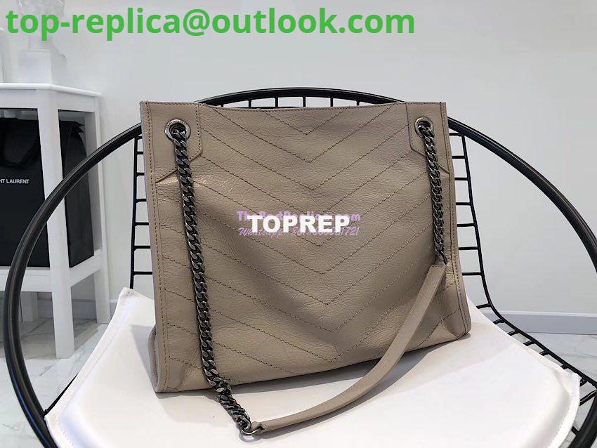 Replica Saint Laurent YSL Niki Medium Shopping Bag In Crinkled Vintage Leather 577999 Light Natural 10 Replica Saint Laurent YSL Niki Medium Shopping Bag In Crinkled Vintage Leather 577999 Light Natural 10