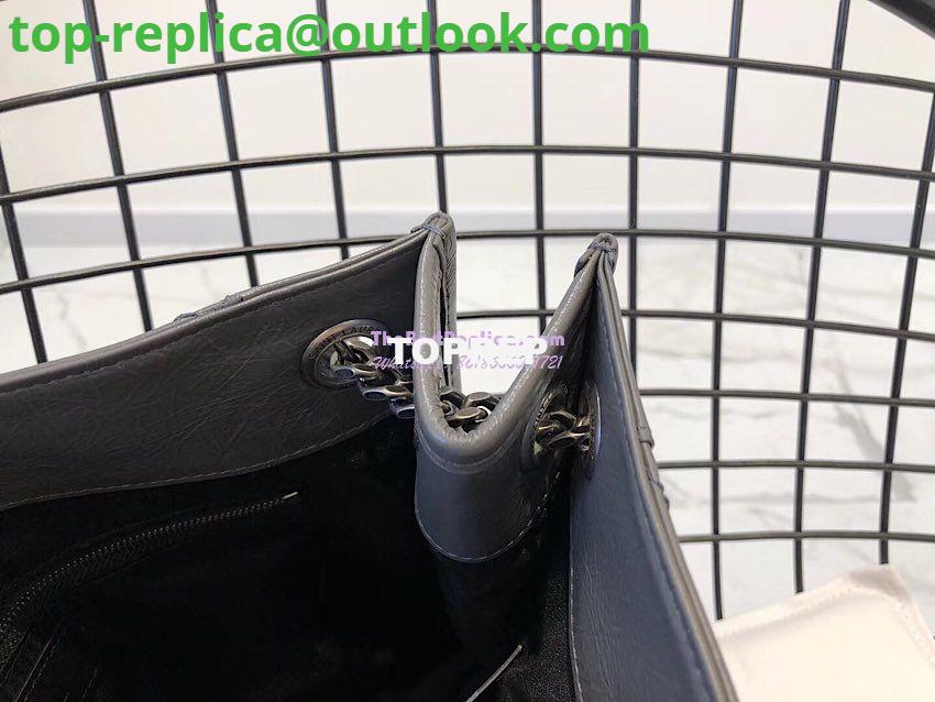 Replica Saint Laurent YSL Niki Medium Shopping Bag In Crinkled Vintage Leather 577999 Storm 10 Replica Saint Laurent YSL Niki Medium Shopping Bag In Crinkled Vintage Leather 577999 Storm 10