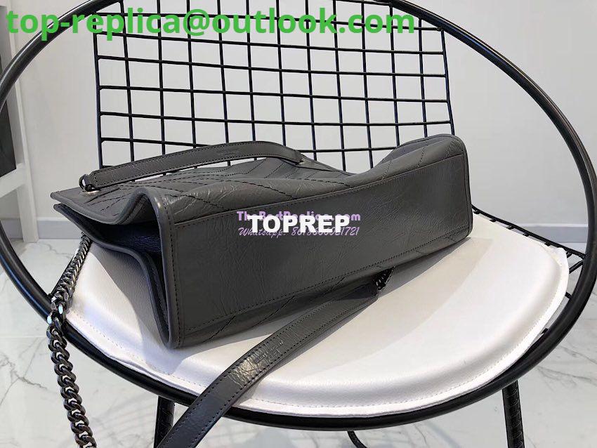 Replica Saint Laurent YSL Niki Medium Shopping Bag In Crinkled Vintage Leather 577999 Storm 11 Replica Saint Laurent YSL Niki Medium Shopping Bag In Crinkled Vintage Leather 577999 Storm 11