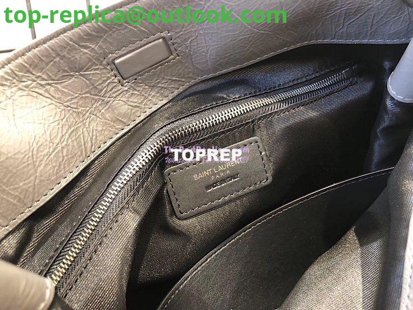 Replica Saint Laurent YSL Niki Medium Shopping Bag In Crinkled Vintage Leather 577999 Storm 14 Replica Saint Laurent YSL Niki Medium Shopping Bag In Crinkled Vintage Leather 577999 Storm 14