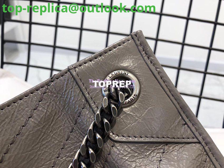 Replica Saint Laurent YSL Niki Medium Shopping Bag In Crinkled Vintage Leather 577999 Fog 8 Replica Saint Laurent YSL Niki Medium Shopping Bag In Crinkled Vintage Leather 577999 Fog 8