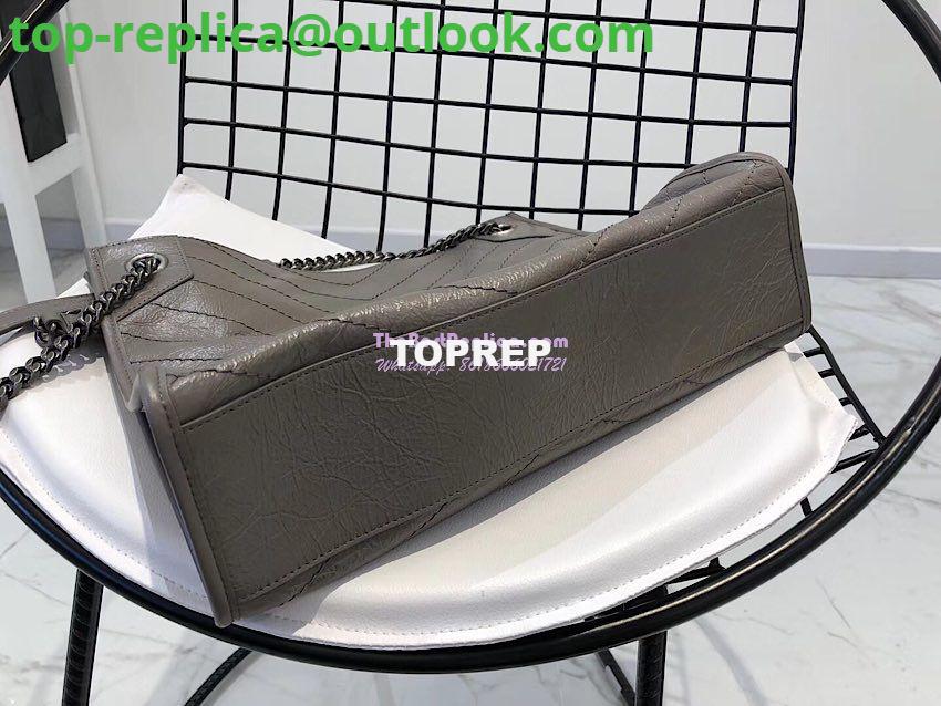 Replica Saint Laurent YSL Niki Medium Shopping Bag In Crinkled Vintage Leather 577999 Fog 10 Replica Saint Laurent YSL Niki Medium Shopping Bag In Crinkled Vintage Leather 577999 Fog 10