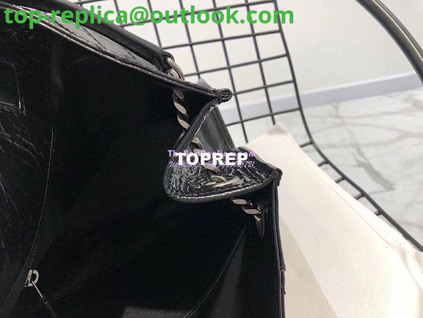 Replica Saint Laurent YSL Niki Medium Shopping Bag In Crinkled Vintage Leather 577999 Black 8 Replica Saint Laurent YSL Niki Medium Shopping Bag In Crinkled Vintage Leather 577999 Black 8